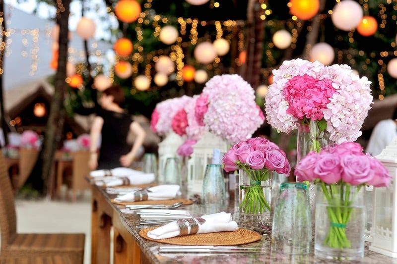 Flowers Wedding Floral Table
